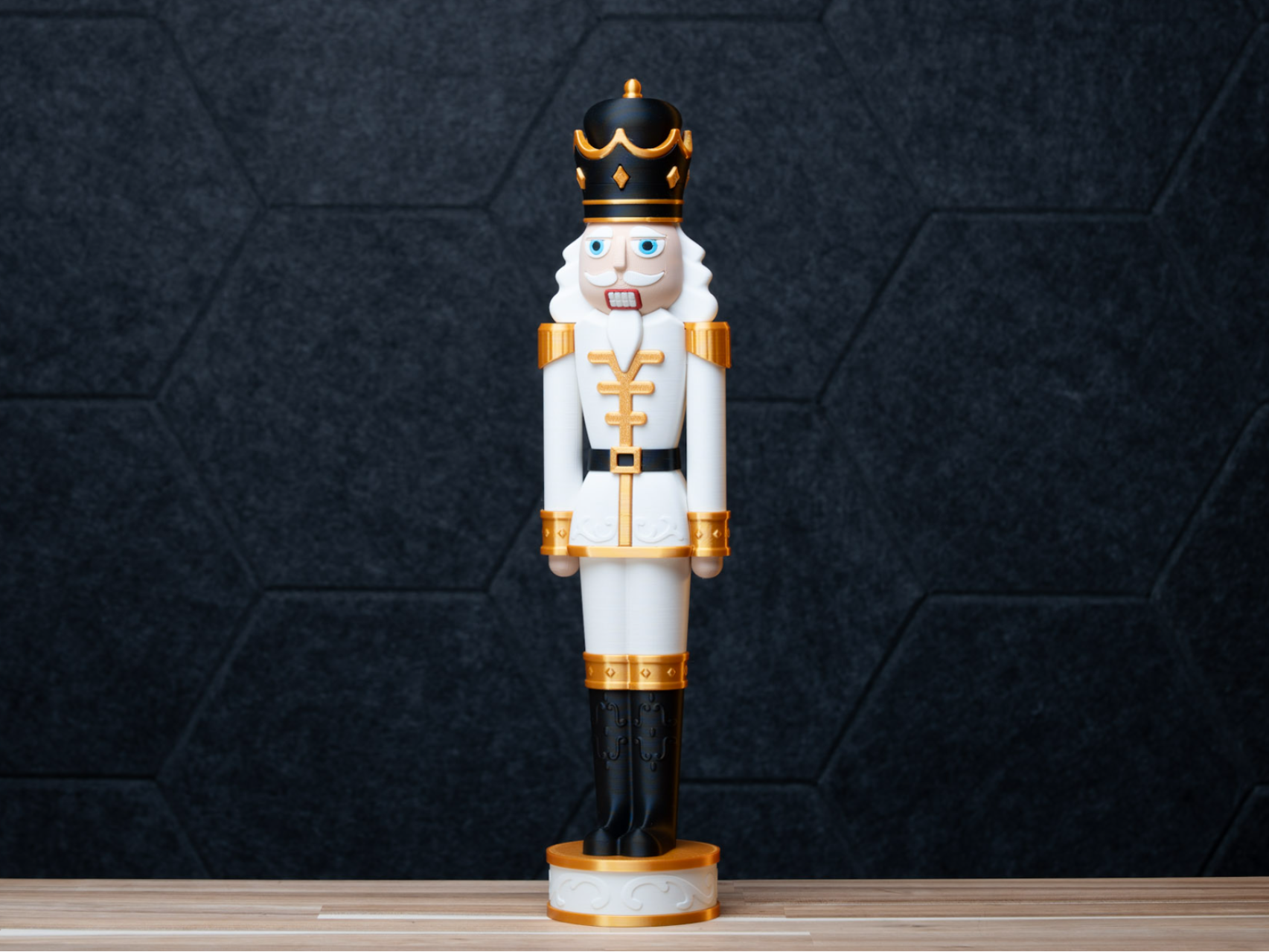 Ornate Nutcracker (No Support, No AMS, No Glue)