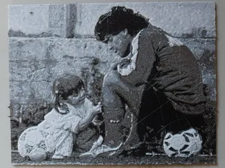 Hueforge de Diego Maradona y Dalma