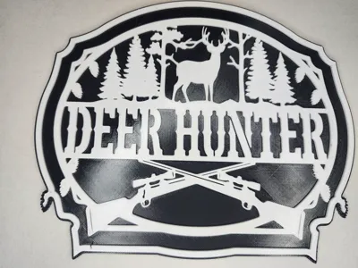 Deer hunter Wall Art hunting Decor