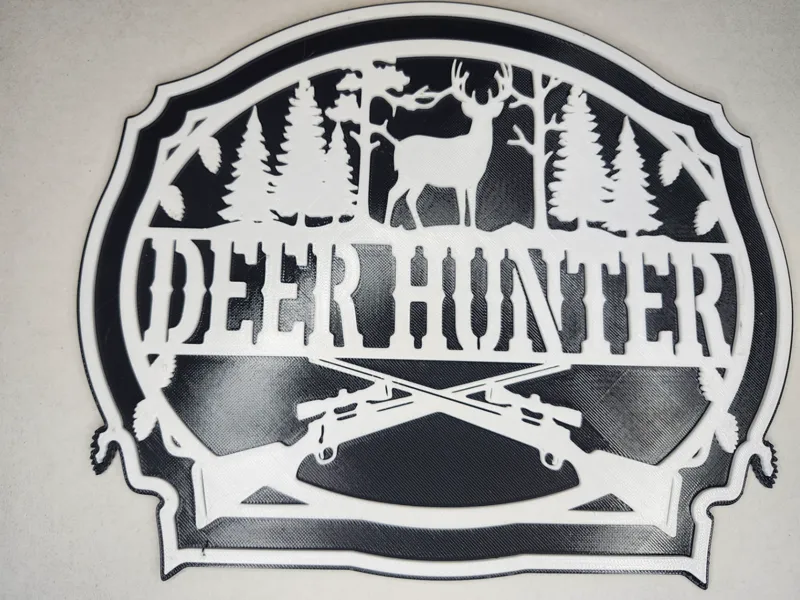 Deer hunter Wall Art    hunting Decor 