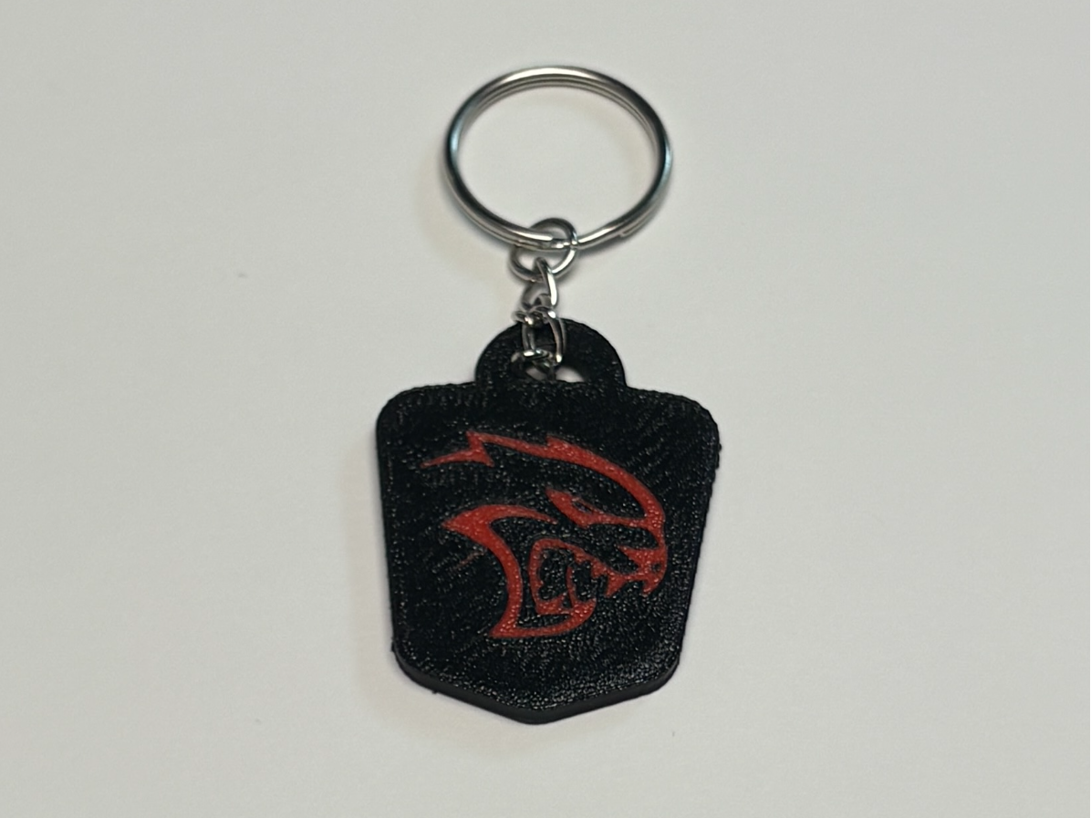 Dodge Hellcat Keychain