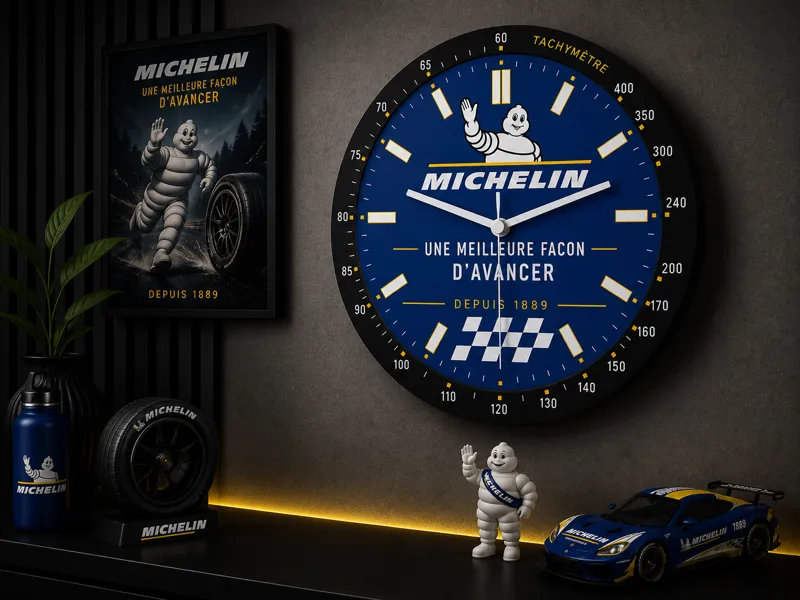 Horloge Murale Modulaire – Édition Michelin 