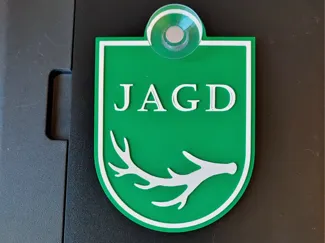 Jagd Auto Schild