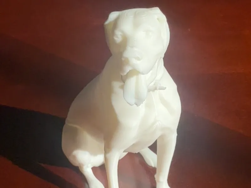 Sitting Dog Statue