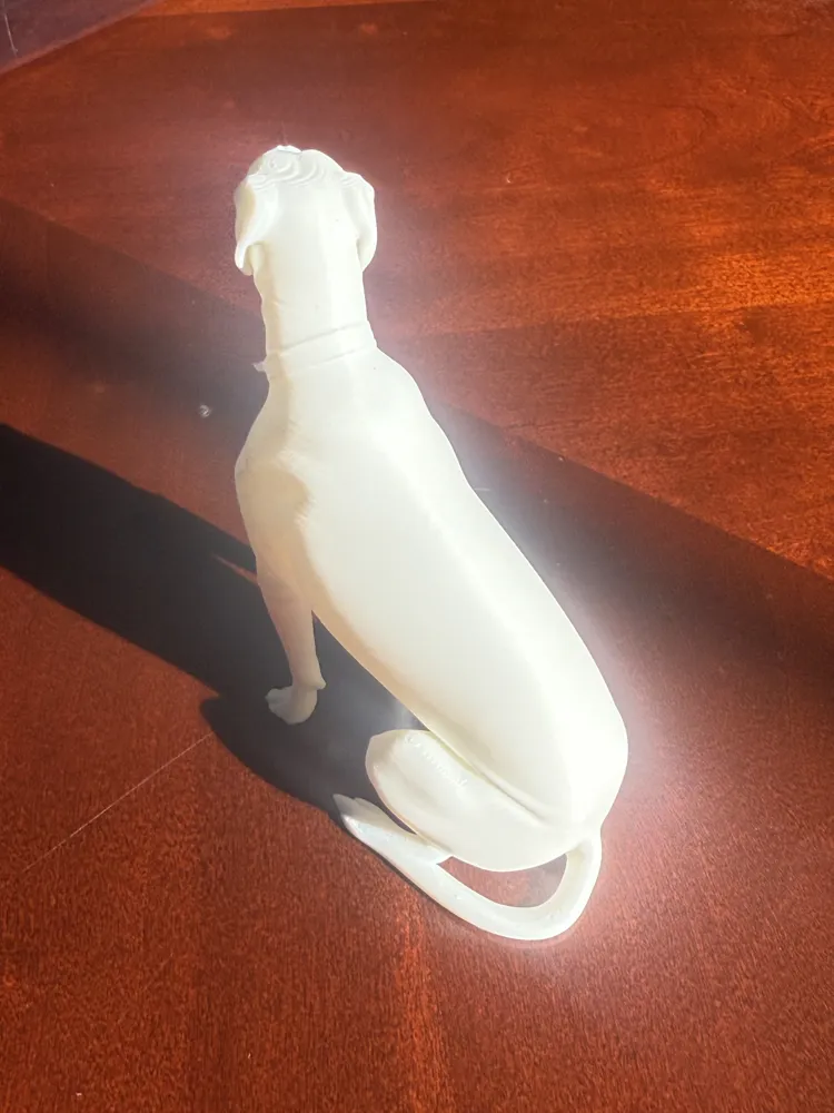 Sitting Dog Statue - Free 3D Print Model - MakerWorld