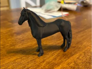 Friesian Horse Model/Statue