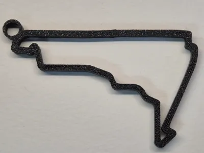 Mexico circuit Keychain Formula 1