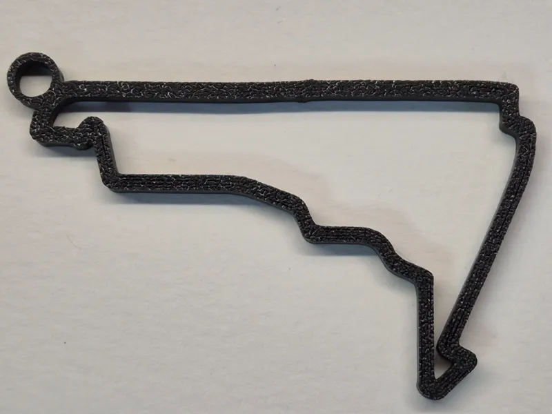Mexico circuit Keychain Formula 1