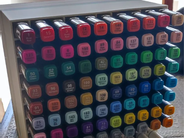 Markers storage