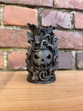 Jarrón decorativo: Haunted Pumpkin Organizer Vase — vista de referencia 3