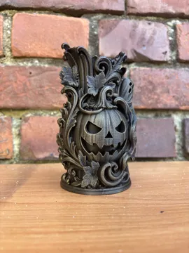 Jarrón decorativo: Haunted Pumpkin Organizer Vase — vista de referencia 5
