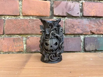 Jarrón decorativo: Haunted Pumpkin Organizer Vase — vista de referencia 4