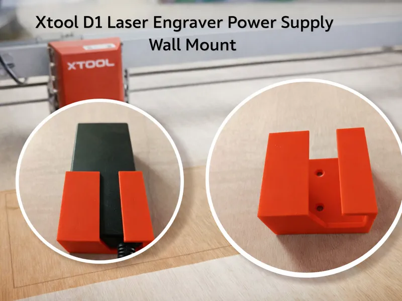 xtool D1 power wall mount