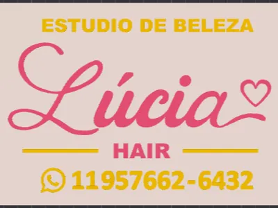 placa logo hair studio