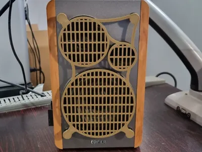 Custom Retro Speaker Grill Set for Edifier R1280DB
