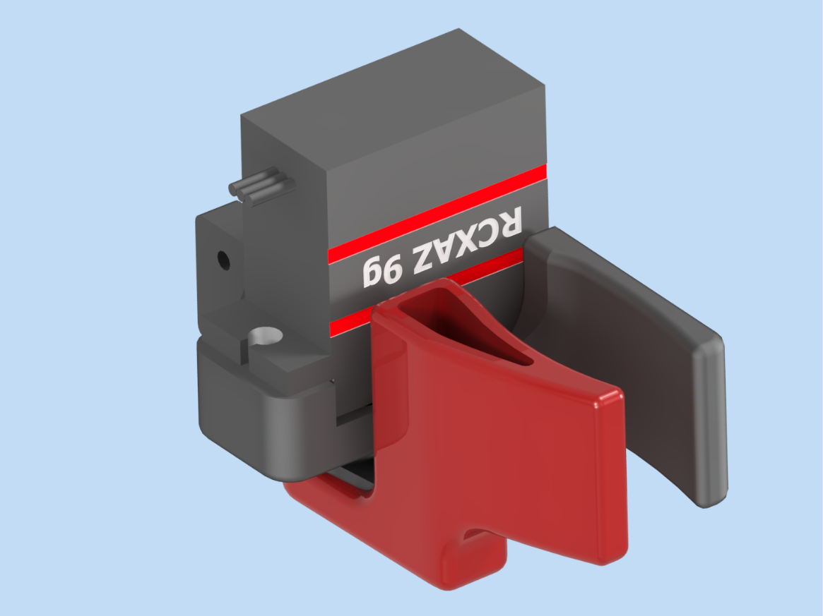 The most compact gripper with MG90S or similar