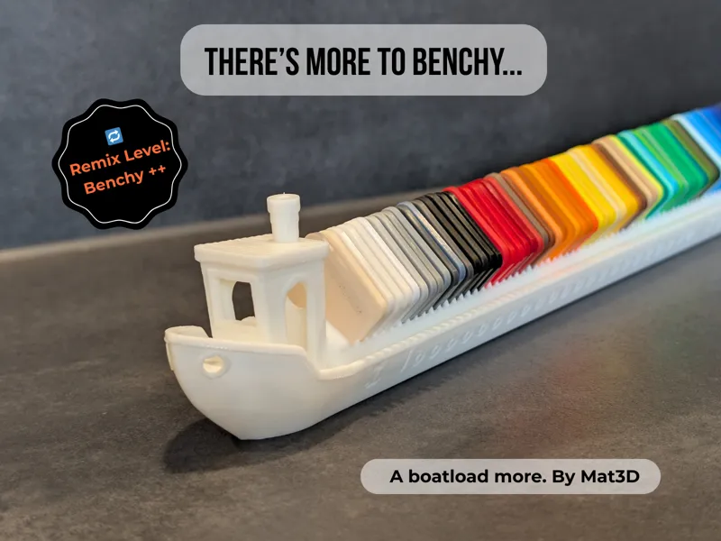 Benchy Filament Display – New purpose, same charm!