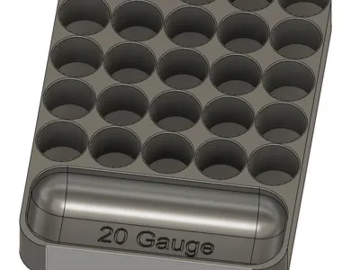 20 Gauge Reloading Tray.