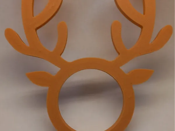 Porte-serviettes de Noël renne (une couleur)