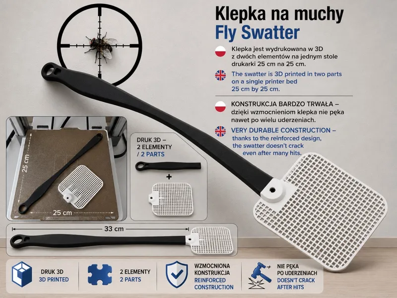Klepka na muchy- Fly Swatter 