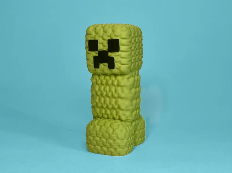 Chunky-Knit Creeper Plushie