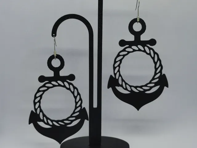 Pendientes Ancla Marina
