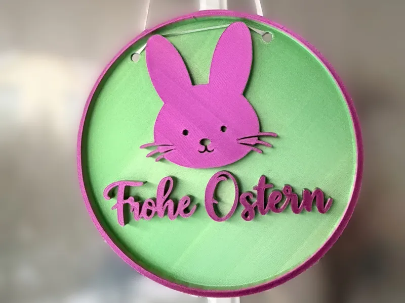 Osteranhänger Frohe Ostern