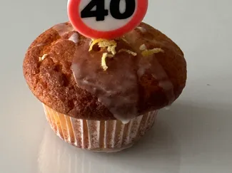 Muffin Aufsetzer 40. Geburtstag