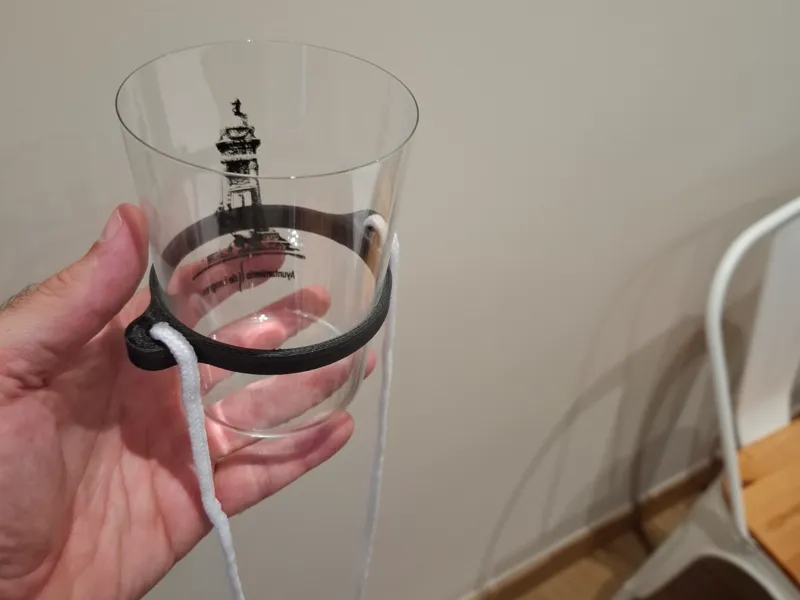 Sujeta vaso de sidra / ancho para fiestas