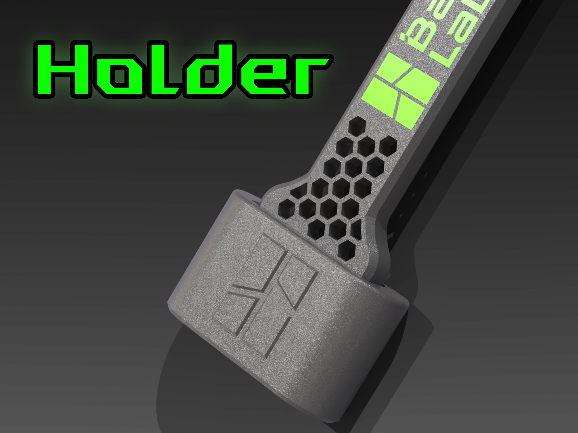 Miniatura 3 do modelo 3D Bambu scraper handle V3