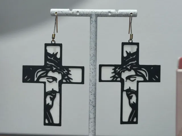 Aretes Silueta de Fe