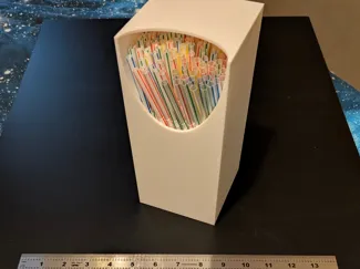 Disposable Plastic Straw Container