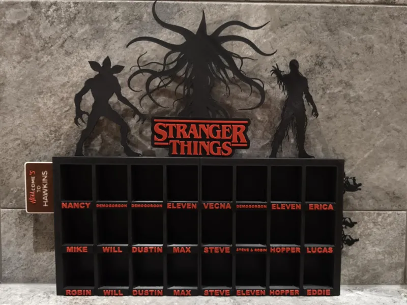 Stranger Things Kinder Figure Display Stand