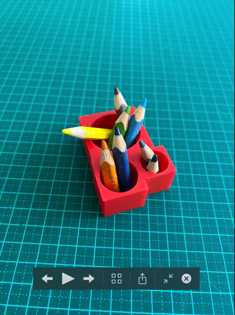 short pencil holder