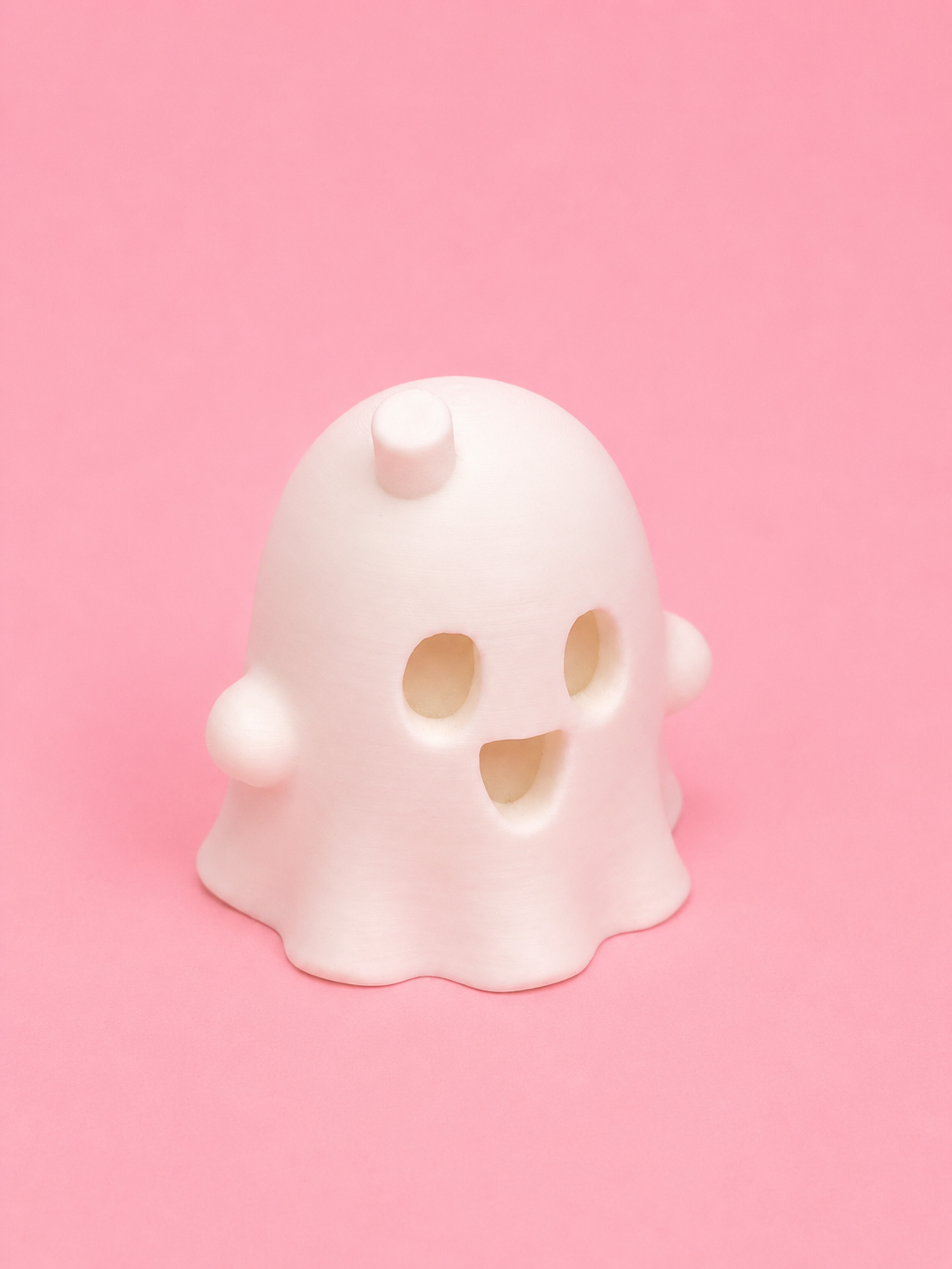Cute Ghosty With Interchangeable Hats - 1