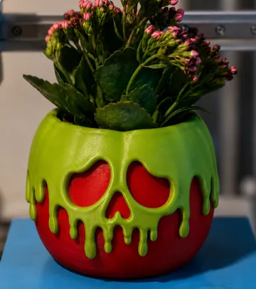 Maceta decorativa: Poison Apple Skull planter — vista de referencia 5