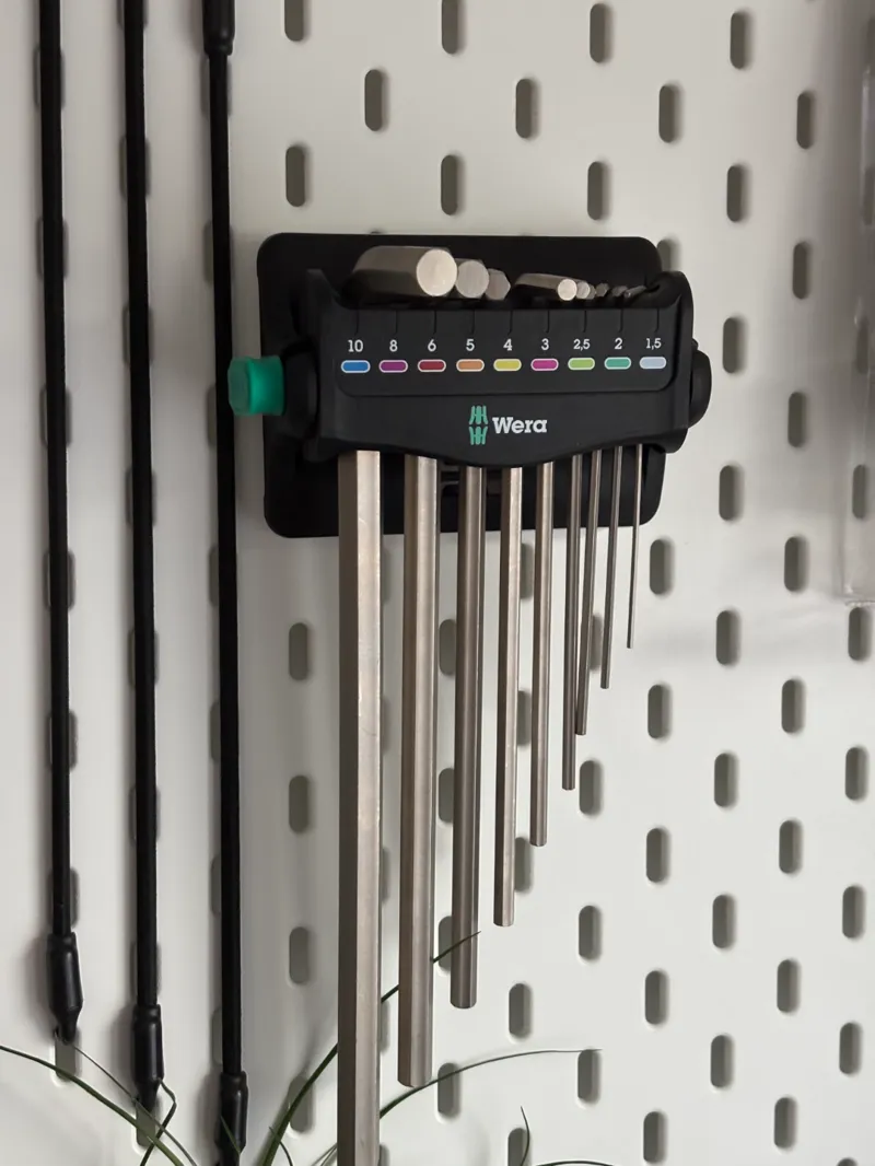 IKEA Skadis Holder for Wera Inbus Set 