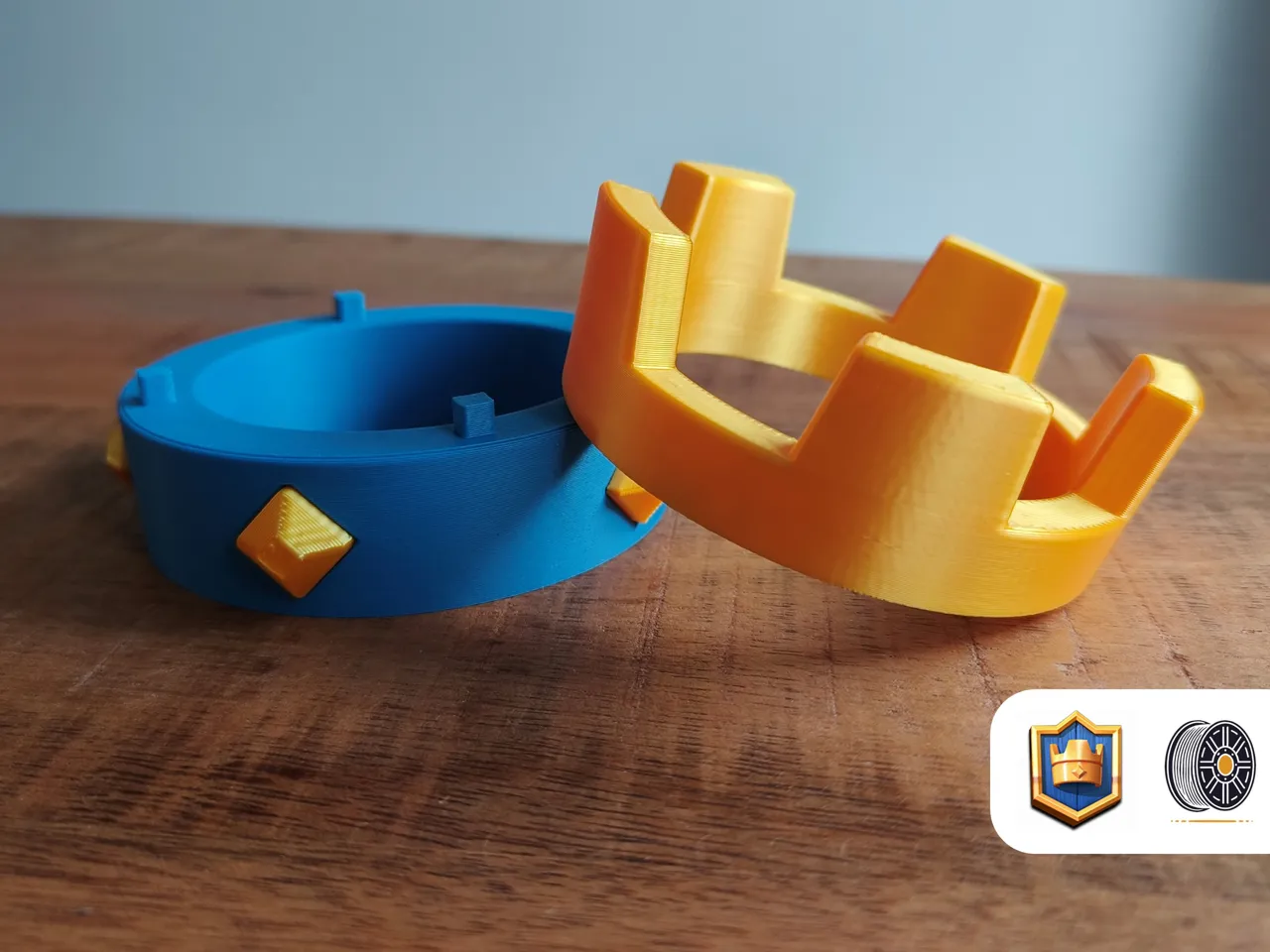 Crowns | Clash Royale Display Piece | NO AMS view 4