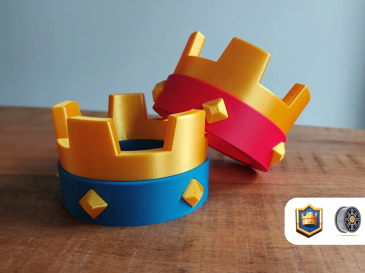 Crowns | Clash Royale Display Piece | NO AMS view 2