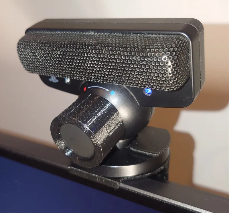 PlayStation Eye camera mount for Dell U2715H