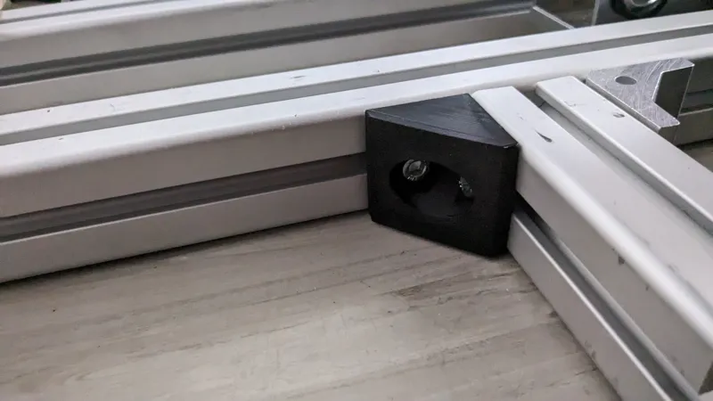 40 mm Extrusion 90 ° / Right Angle for M6 Bolts 