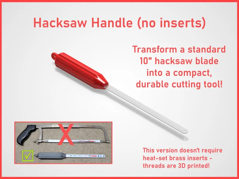 Hacksaw Handle (no inserts)