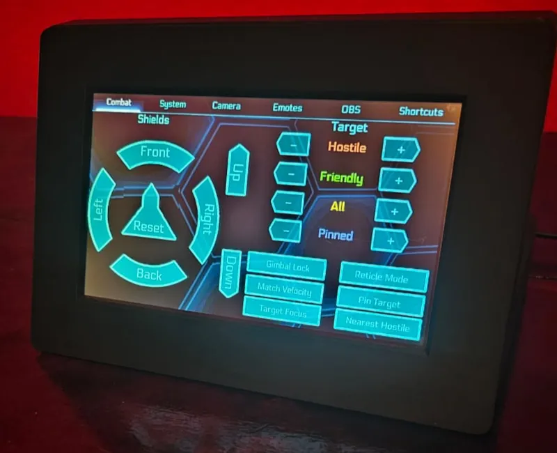 Console for the 7.0" Nextion Touch-Display