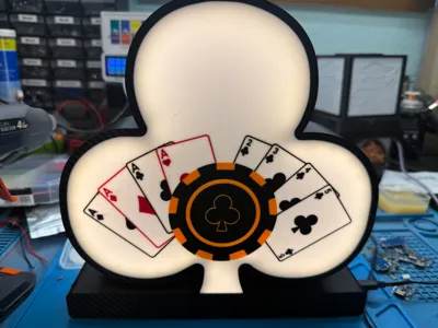 Poker Lamp Cross LED