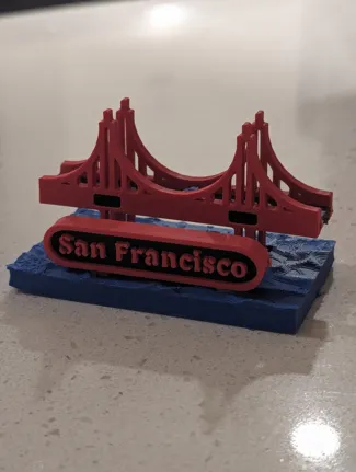 Golden Gate Bridge kit card