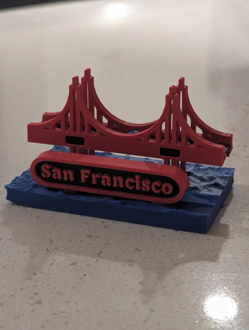 Golden Gate Bridge kit card