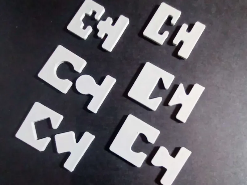 Interlocking jigsaw puzzle joints