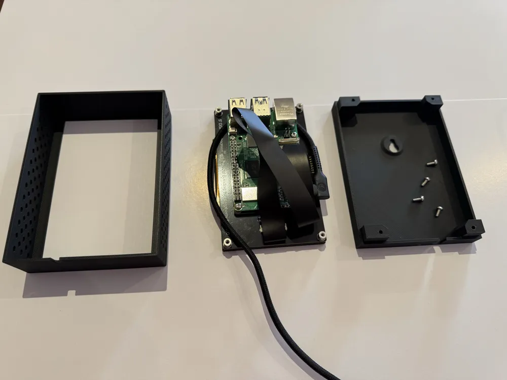 Case for Raspberry Pi 5 with DFRobot 5" Display - Free 3D Print Model ...