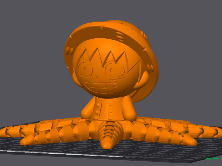 Luffy Chibi Flexi Octopus