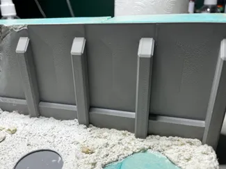 Space dwarf diorama wall